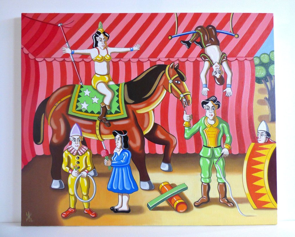 Vincenzo Amicone (1969) - Il circo  - omaggio a Botero #2.1