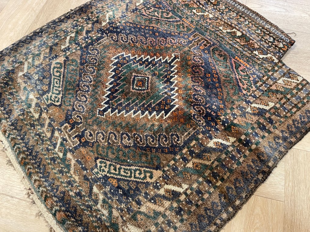 阿富汗复古 Ersari - 挂饰 - 手工编织 - 羊毛 - 地毯 - 72 cm - 68 cm #1.0