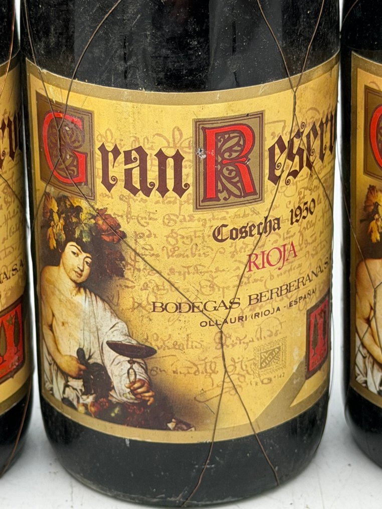 1950 Bodegas Berberana - Ριόχα Gran Reserva - 3 Î¦Î¹Î¬Î»Î· (0,75L) #1.0