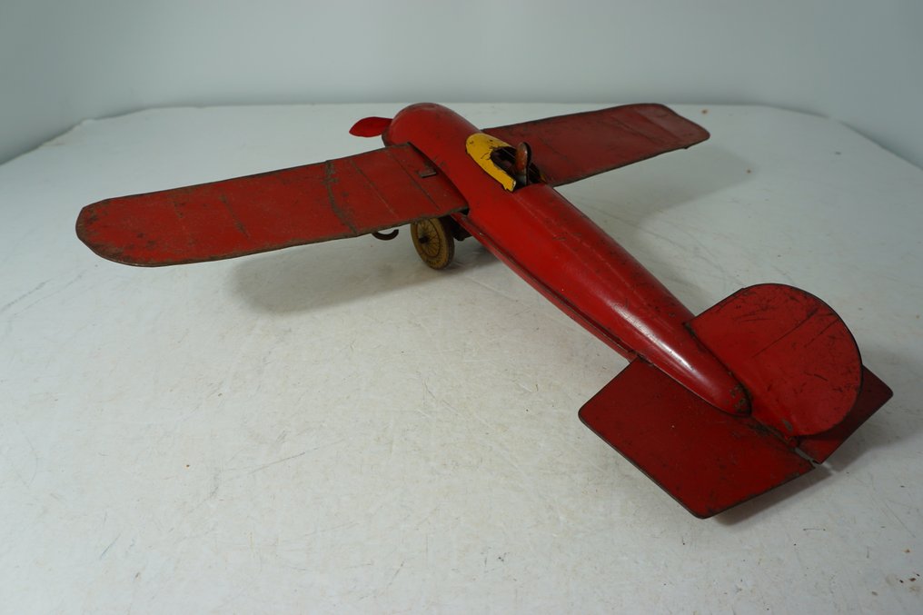 Unknown Manufacturer - Τσίγκινο παιχνίδι - Clockwork Monoplane, Unboxed - 1930-1940 #4.3