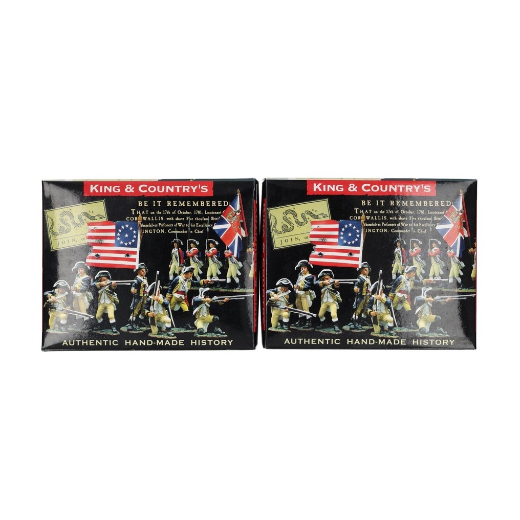 King & Country - American Revolution - 1776 American War of Independence - Φιγούρα - AR059 "Marching With Rifle" / AR060 “Standing with Rifle” / AR074 “Guardsman Presenting Arms” - Λευκό μέταλλο #4.3
