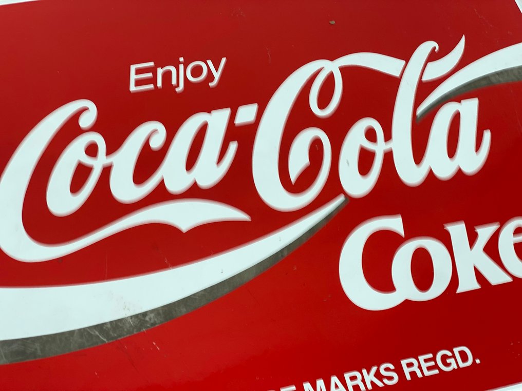 Emaillerie Belge - coca cola - Διαφημιστική πινακίδα - Σμάλτο #4.3
