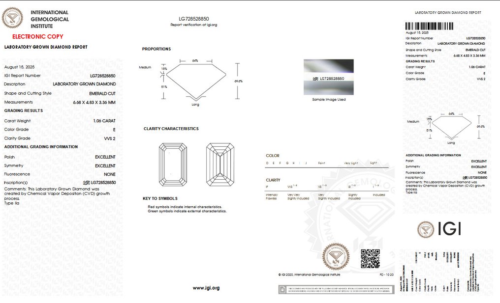 χωρίς τιμή ασφαλείας - Δαχτυλίδι - 14 καράτια Λευκός χρυσός - 7.15ct. tw. Διαμάντι (Εργαστηριακής καλλιέργειας) - Διαμάντι - E-F VVS2 IGI #3.2