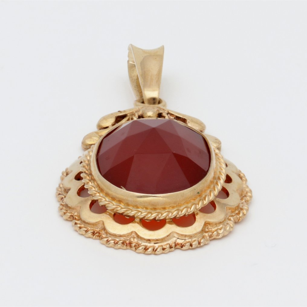 Κρεμαστό κόσμημα - 14 καράτια Κίτρινο χρυσό Καρνεόλη #4.3