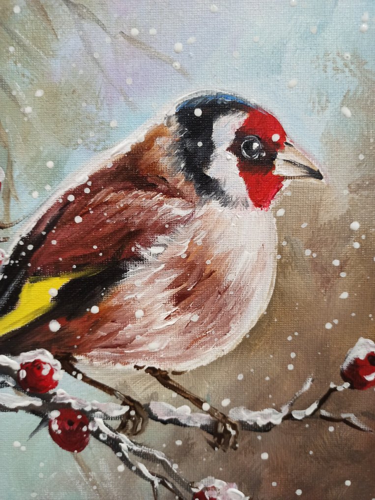 Tomasz Bednarski (1965) - Winter Goldfinch #1.0