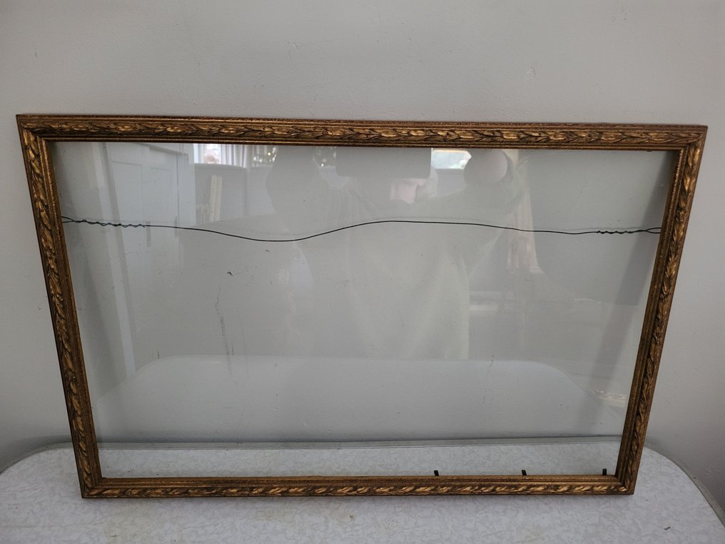 Ramme (5)  - Tre, glass - Collage antikke lister #2.1