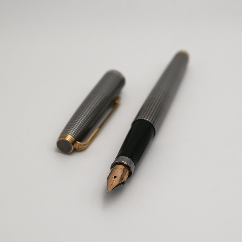 Parker - 75 Cicelé Sterling Silver (1st Generation Flat Top Design) - Täytekynä #1.0