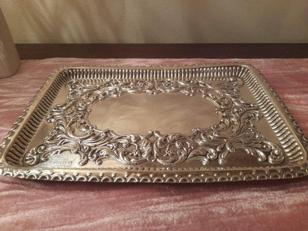 William Hutton & Sons Ltd, Birmingham - Vassoio - .925 argento #1.0