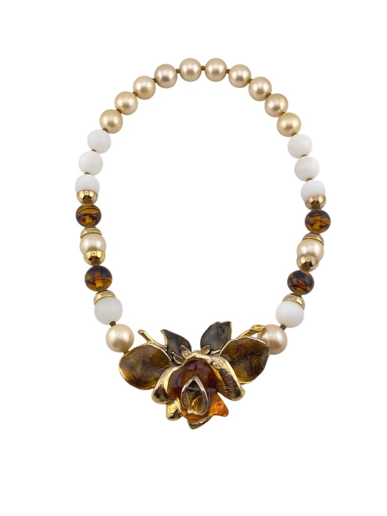 LANCETTI - banhado a ouro - Colar chamativo - Vidro Murano #3.2