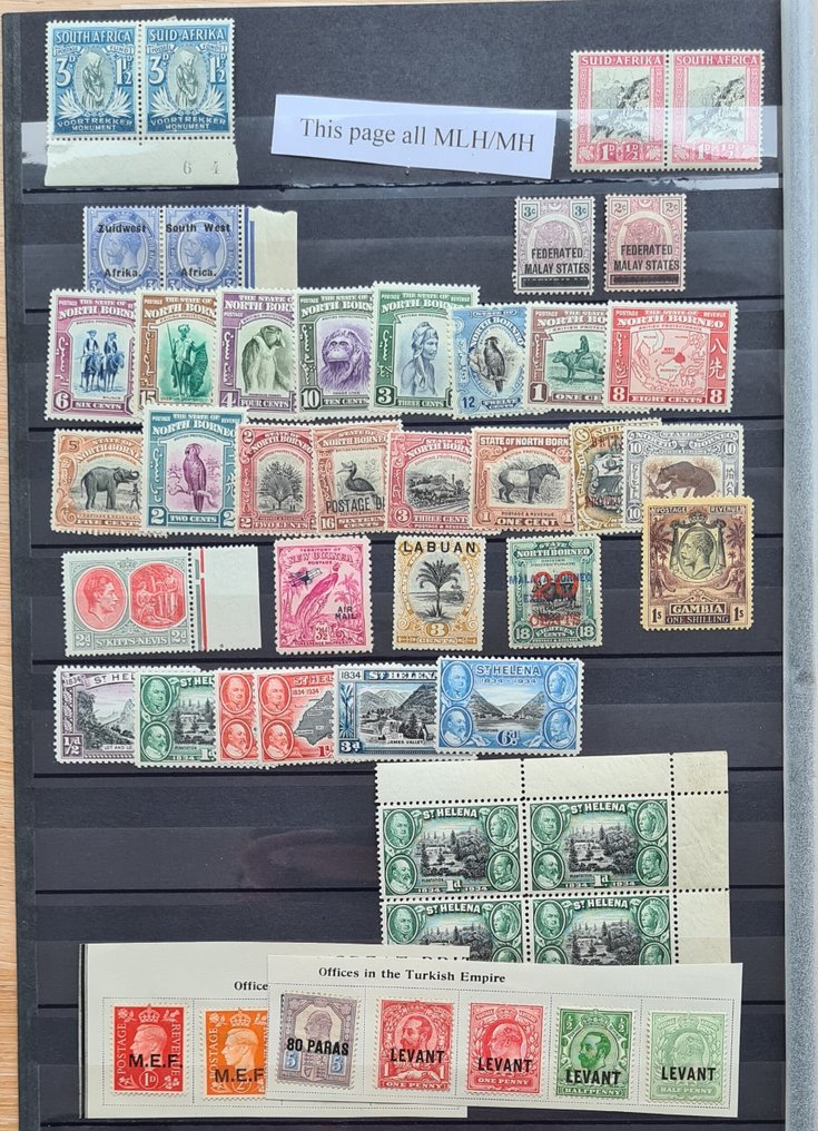 British Commonwealth  - b272) Στέμμα Μαλαισία.... όλα τα γραμματόσημα MLH/MH $ selten προσφέρονται σε κατάσταση VF σε 13 #3.2