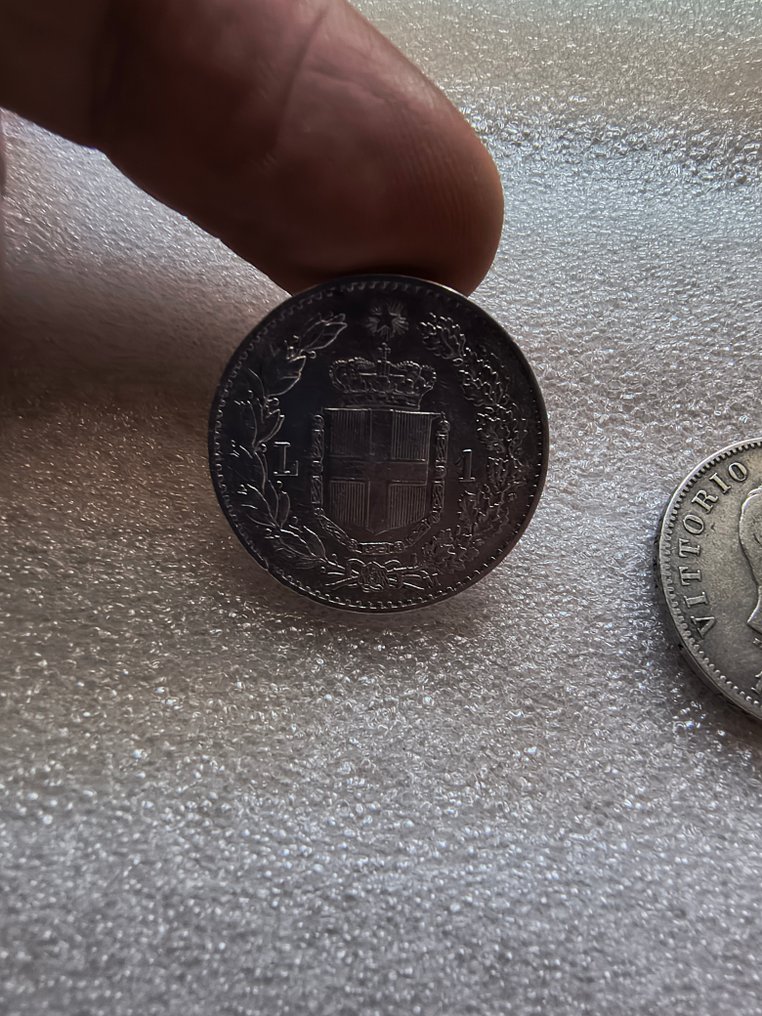 Ιταλία, Βασίλειο 1 Lira 1863/1887  (χωρίς τιμή ασφαλείας) #4.3