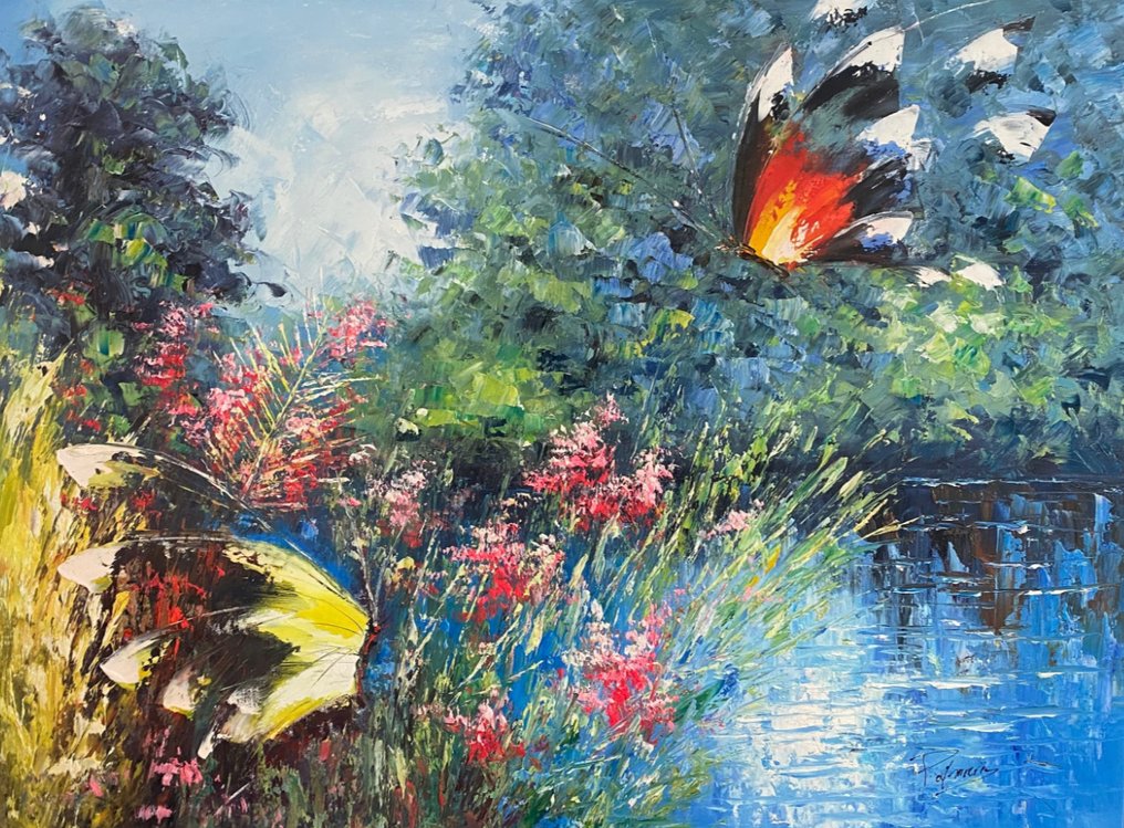 Antonio Palmieri (1946) - Vlindervijver #1.0