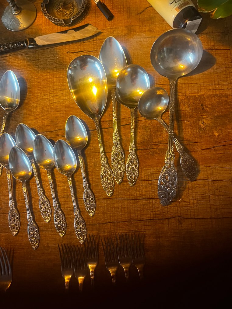 GERO - Servizio di posate (40) - Placcato argento #1.0