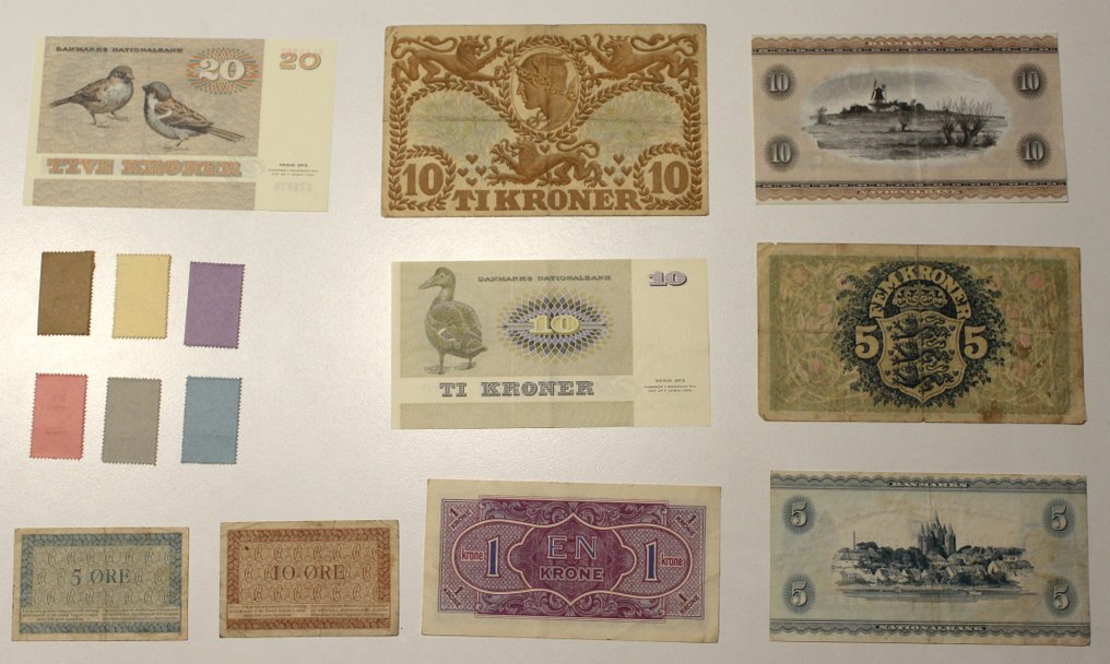 世界. - Scandinavia (The Nordics) -  37 banknotes / repartition marks - various dates  (没有保留价) #2.1