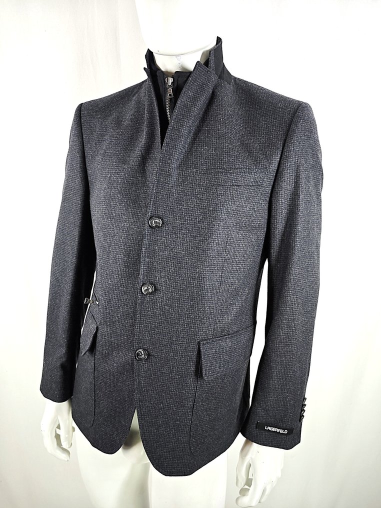 Karl Lagerfeld - Mix Wool/Cashmere with Windbreaker - Blazer #4.3