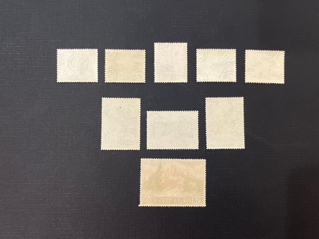 San Marino 1950 - San Marino PA, complete new series with original rubber, pristine condition. #1.0