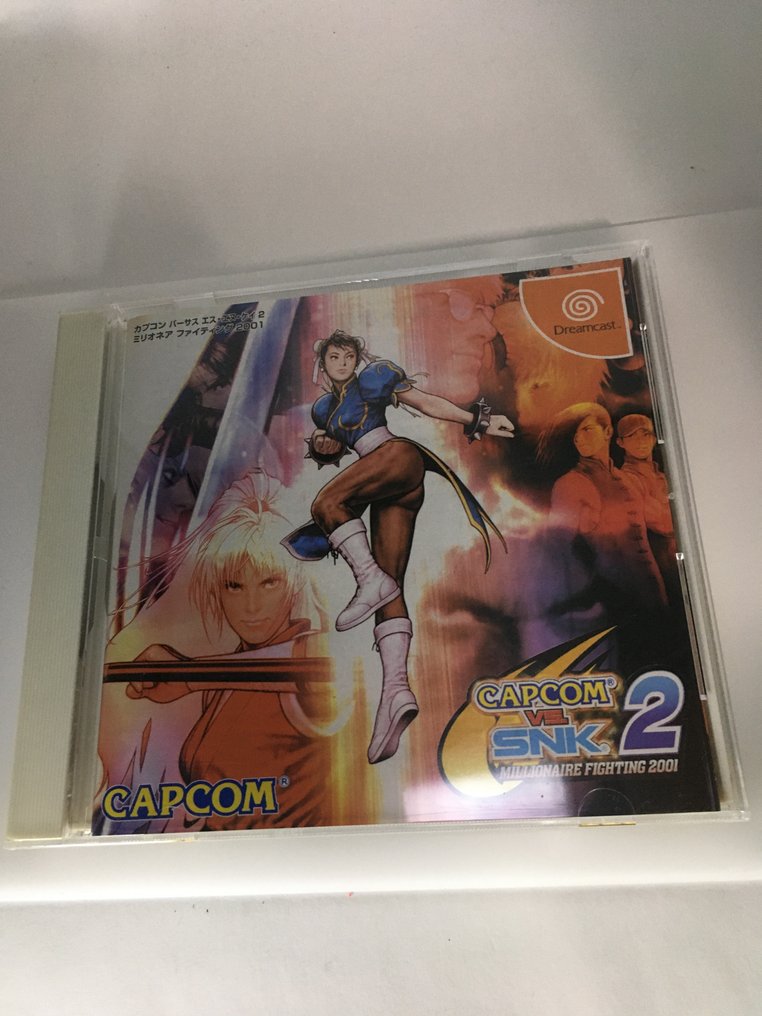 Capcom, Sega - Dreamcast - CAPCOM VS. SNK 2 MILLIONAIRE FIGHTING 2001 Japanese Software With Obi - Videogioco - Nella scatola originale #1.0