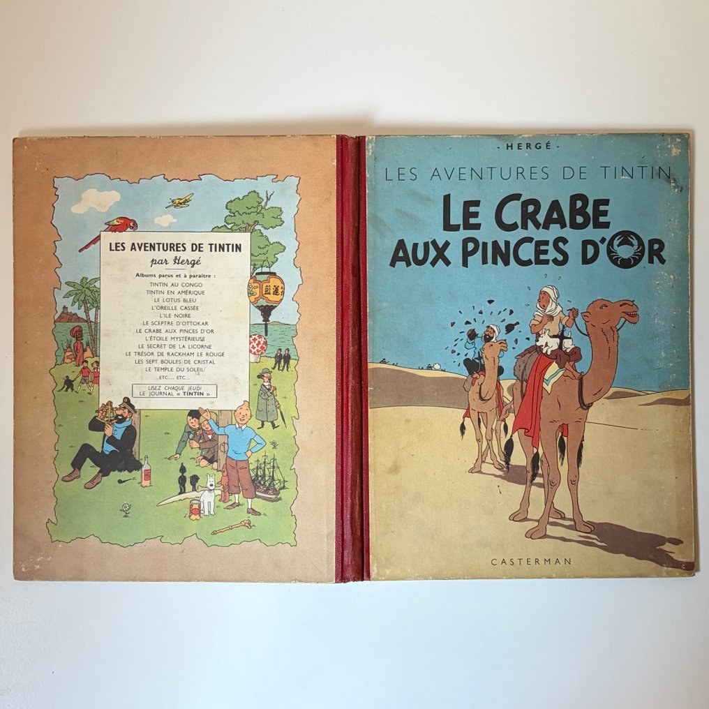 Tintin T9 - Le crabe aux pinces d'or (B3) - C - 1 Album/1949 #3.2