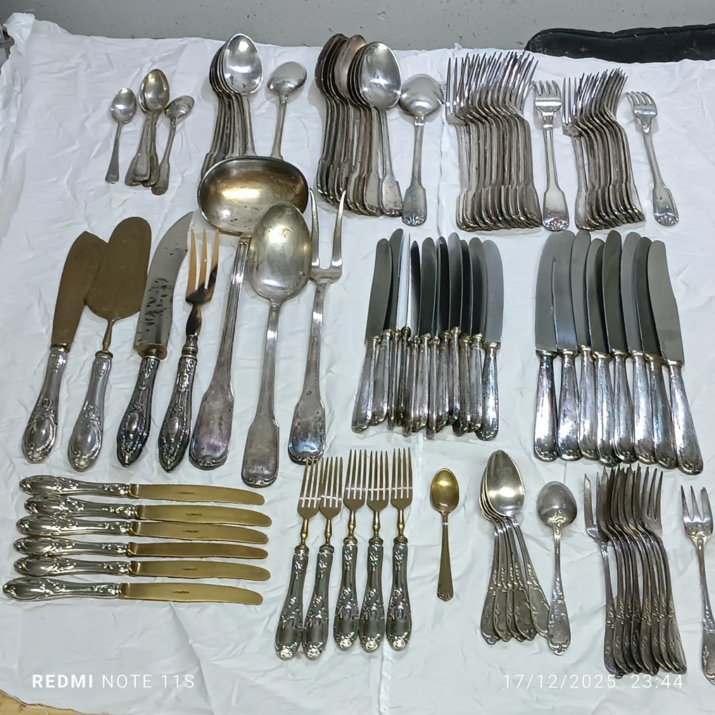 Solingen - Aterinsetti (100) - Hopeoitu, Teräs #1.0