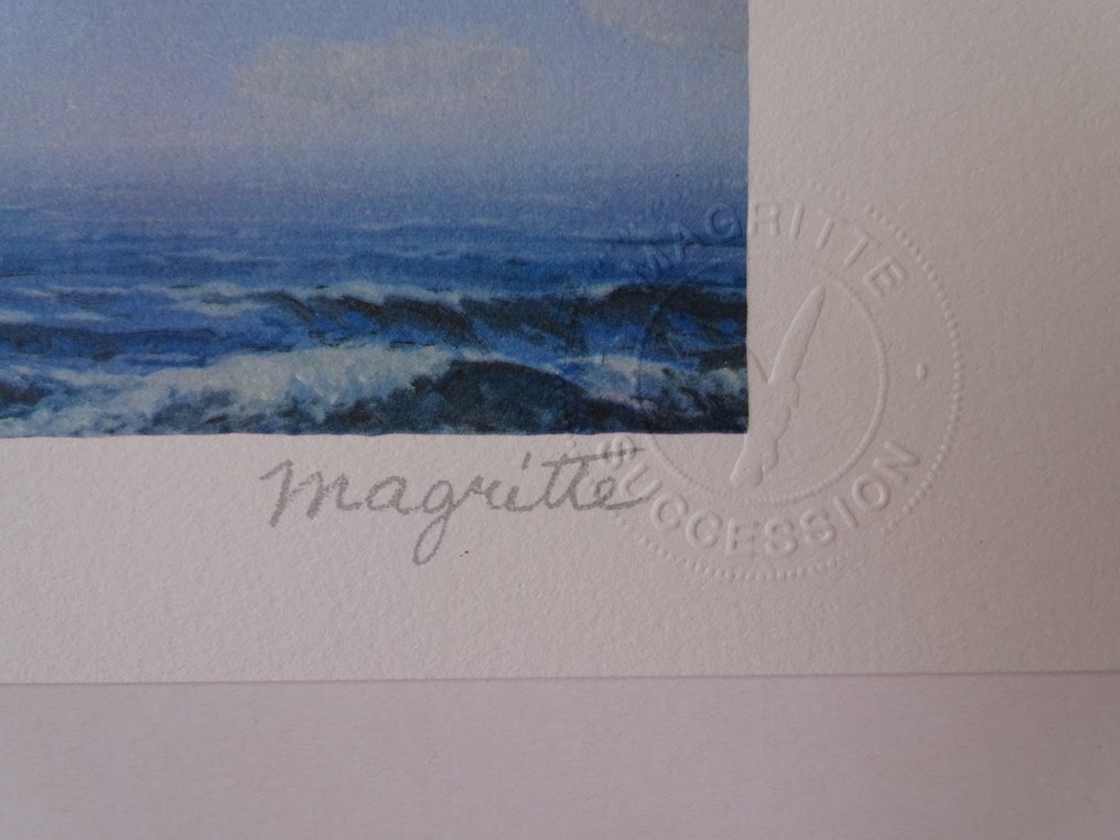 René Magritte (1898-1967),  (d´apres) - La Flèche de Zénon #2.1