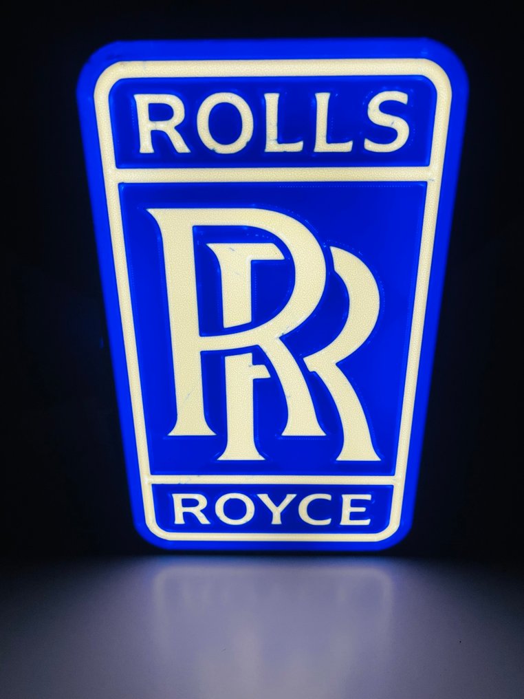 Custom illuminated wall lightbox – Luxury automotive emblem design – Made in Italy - Cr3ativid - Insegna luminosa - Plastica #1.0