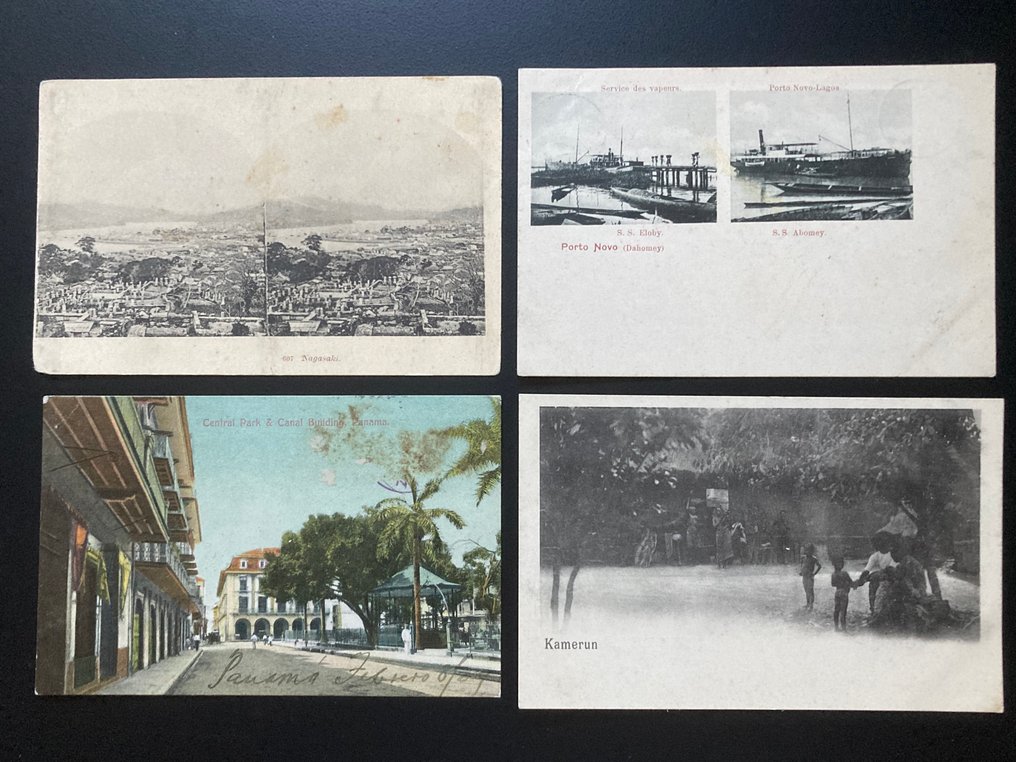 Κόσμος, Εθνολογία (εθνικές / εθνογραφικές κάρτες) - Καμερούν, Ισραήλ, Νότια Αφρική, Μπαρμπάντος, Ινδία, Ιαπωνία, Αλγερία, Υεμένη, Παναμάς... - Καρτ-ποστάλ (50) - 1900-1950 #4.3