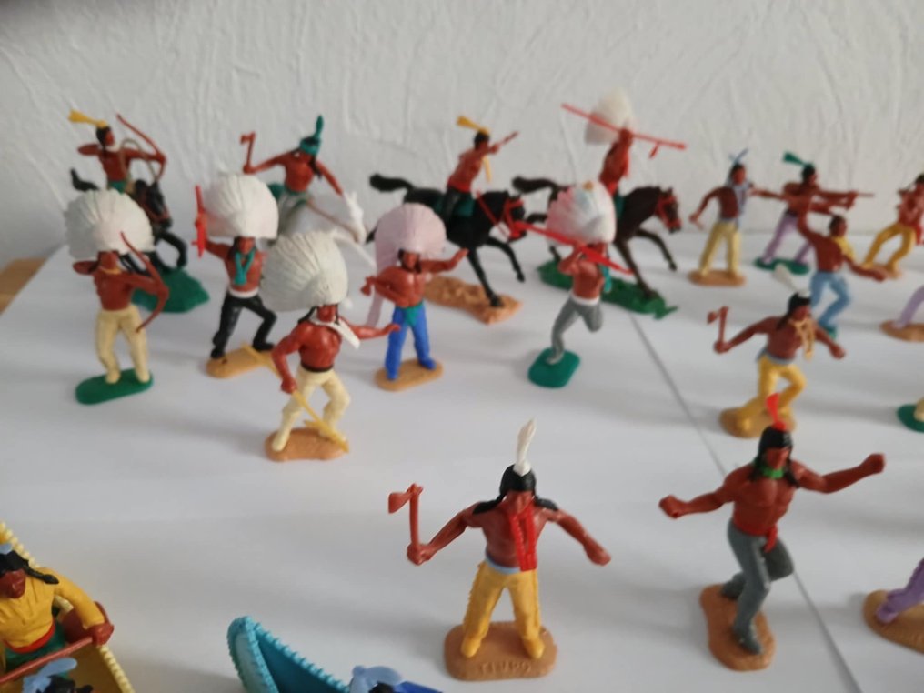 Timpo Toys - 玩具人偶 - Indians Lot - 塑料 #4.3