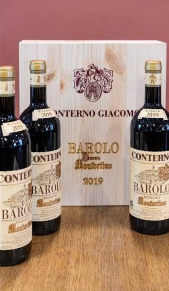 2019 Giacomo Conterno Monfortino - Barolo DOCG, Riserva - 3 Sticle (0.75L) #3.2