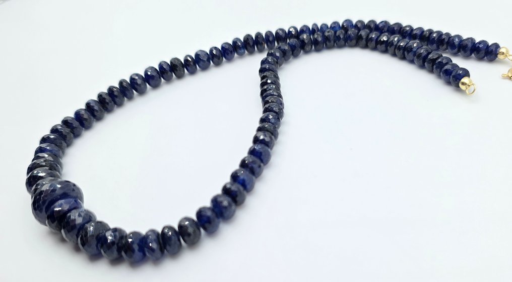 Sem preço de reserva - Colar - 18 K Ouro amarelo Safira - Zafiris de 6,7 a 15,4 mm #3.2