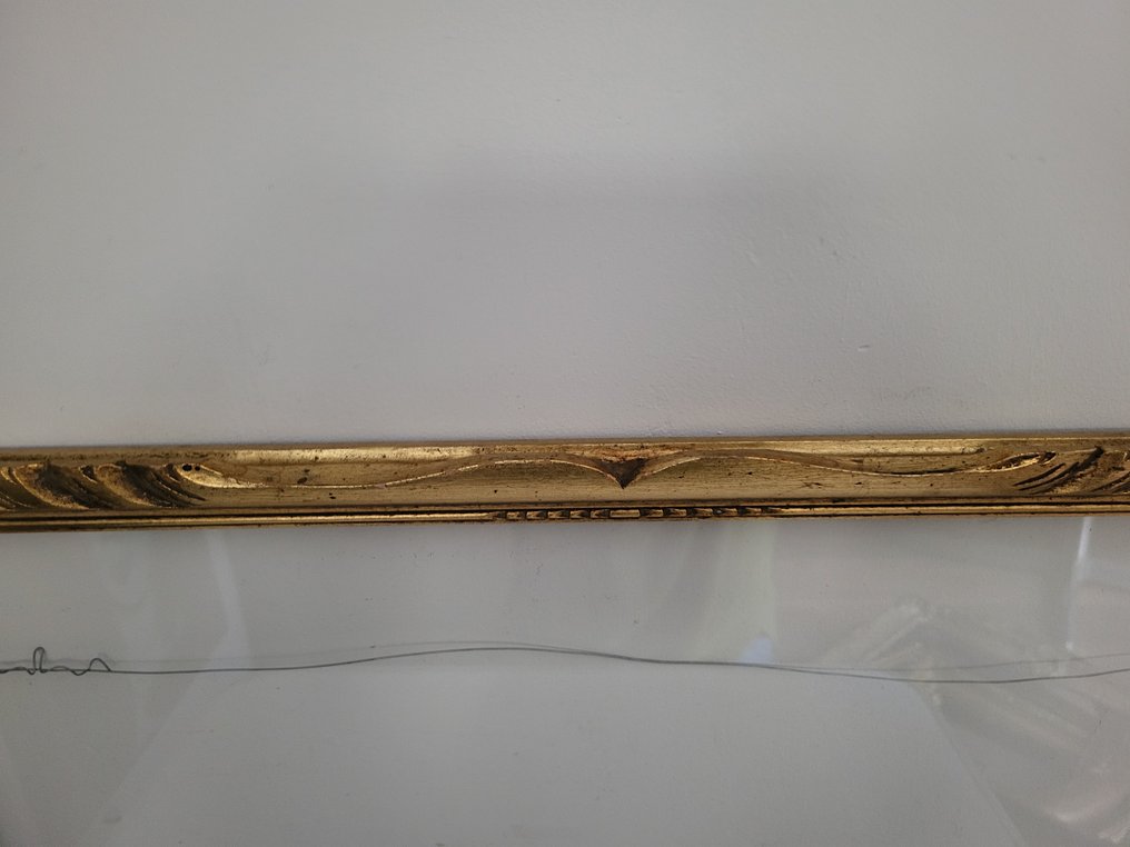 Ramme (7)  - Tre, glass, gips - Collage antikke lister #4.3