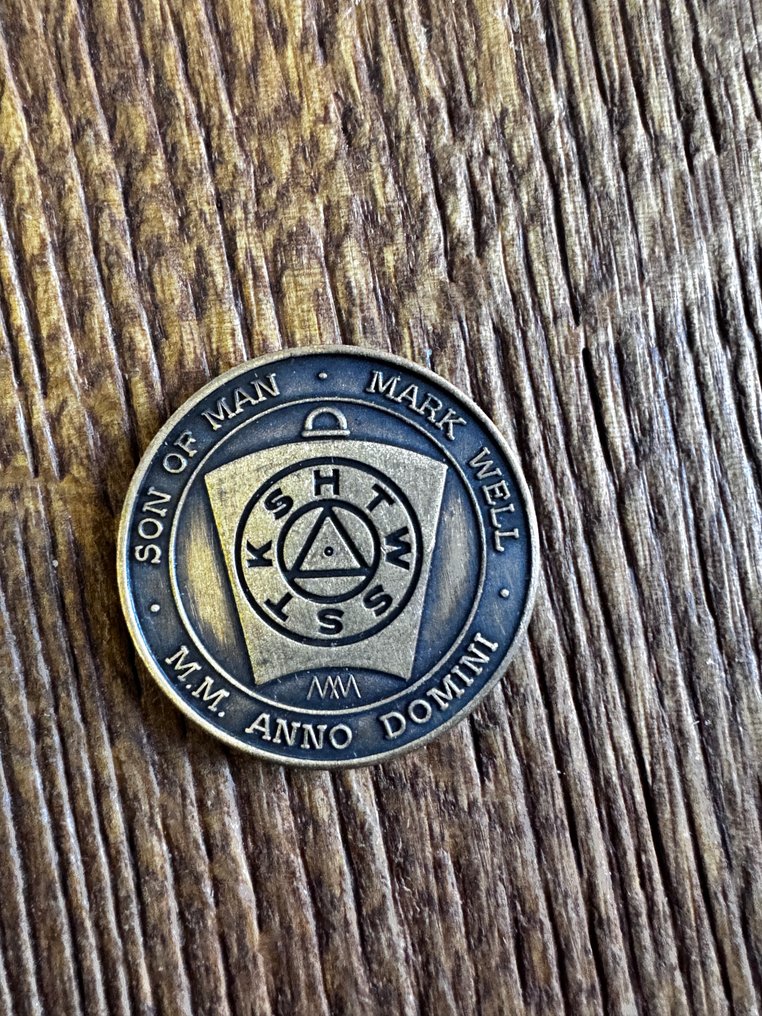 马克大师会士“人子 Marek Well”硬币/代币.  (没有保留价) #1.0