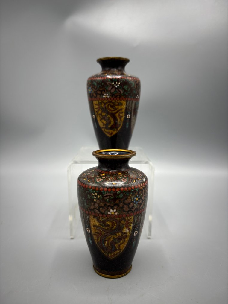 Βάζο - Χαλκός - Ιαπωνία - Μινιατούρες βάζα κλεισόνας  (χωρίς τιμή ασφαλείας) #1.0