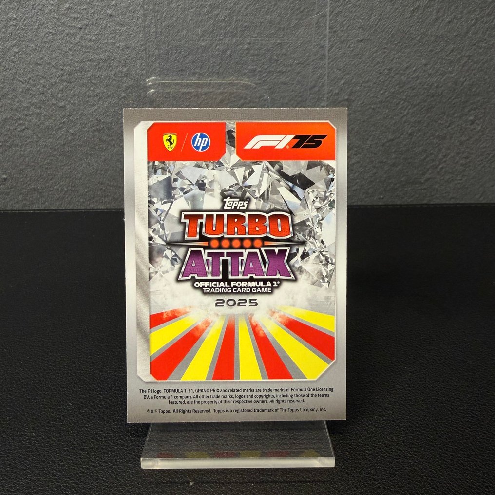 Ferrari - Topps 336 Super Nova Signed - Charles Leclerc - 2025 - Trading Card #4.3