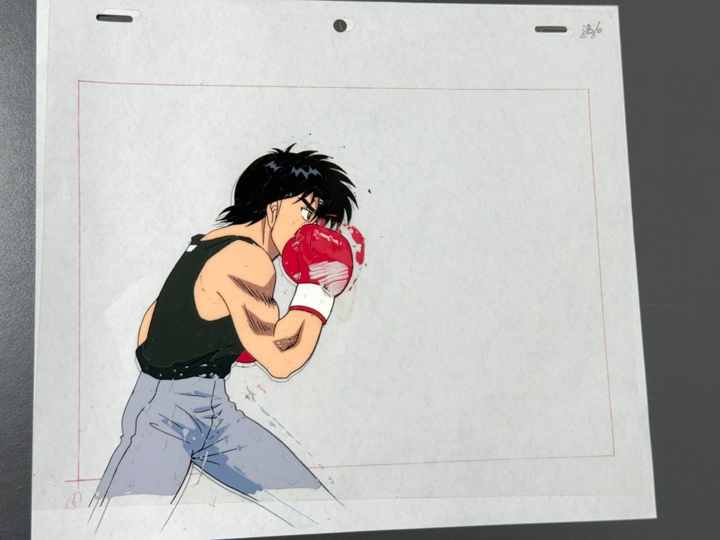 Madhouse - Original animation cel och teckning av Ippo Makunouchi - Hajime no Ippo (2000/02) #1.0