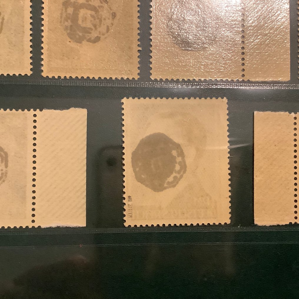 德国 - 本地邮政区 1946 - Lobau：直到1马克的完全排放 - 关键值由Kunz检验 - Michel 3/22 #3.2