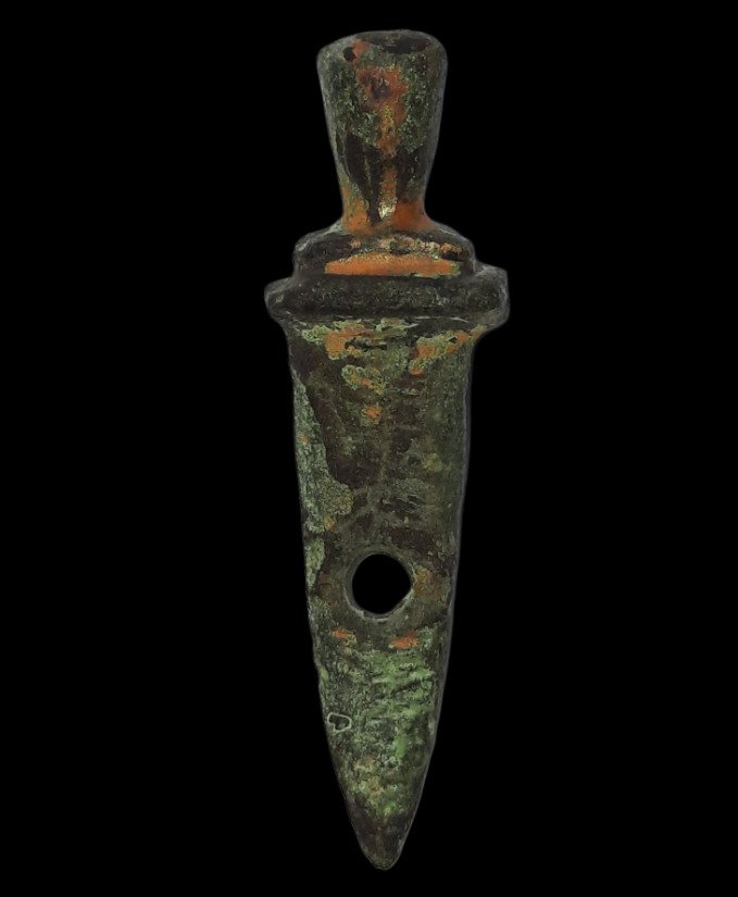 Ancient Roman Bronze, Gladius Pendant. Good condition. (No reserve price) #1.0