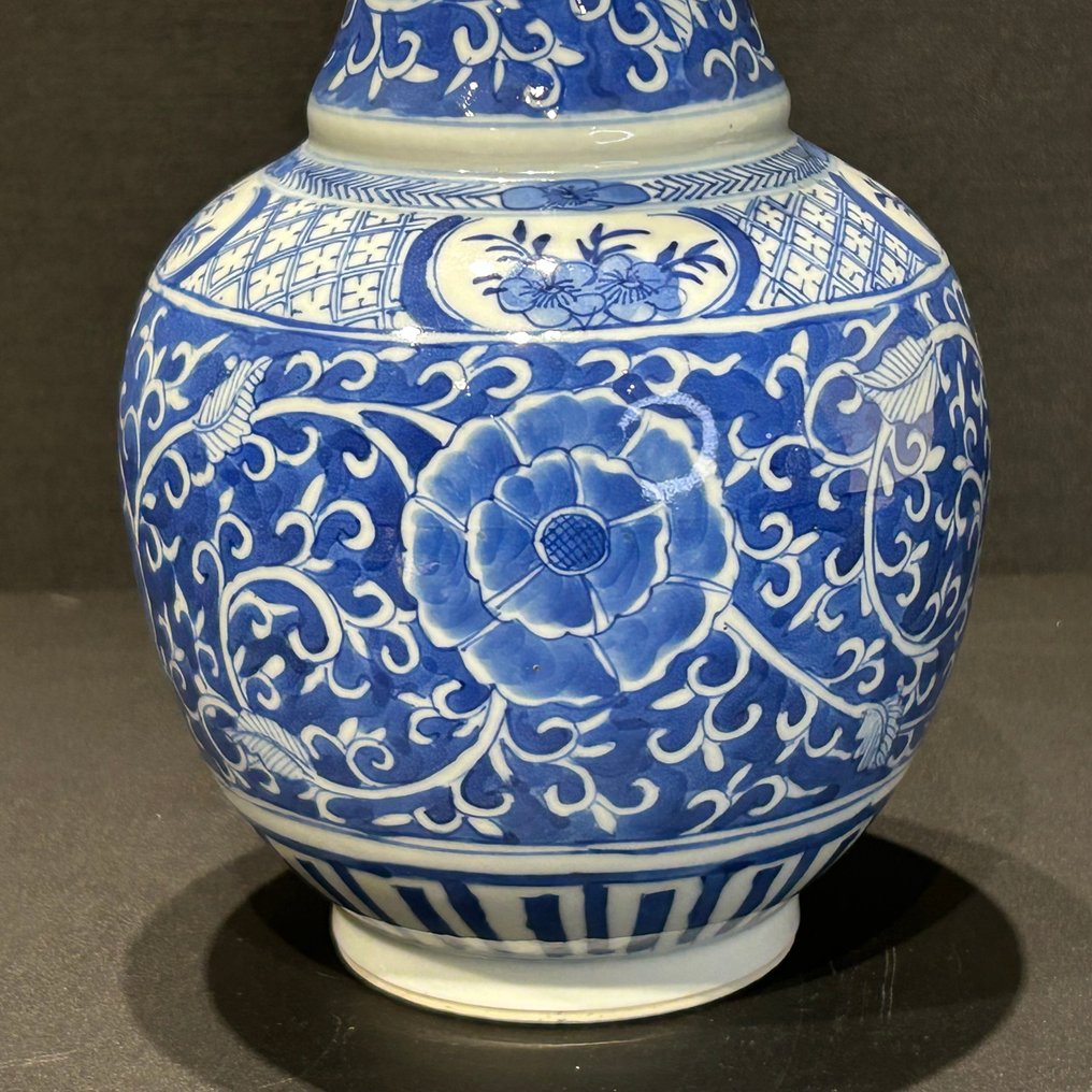 花瓶 - 瓷器 - 中國 - 清光緒（1875-1908） - 设置蓝色钢制品  (沒有保留價) #4.3