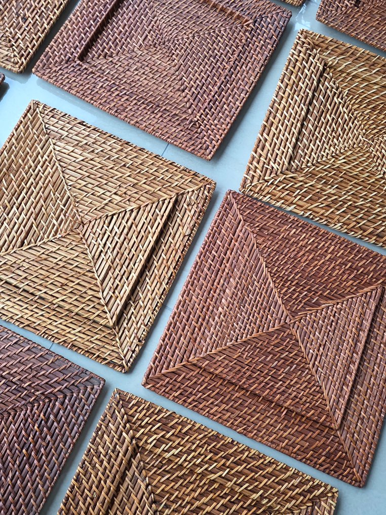 Flamant - Platzteller (12) - Untersetzer - Rattan - Untertafeln #3.2