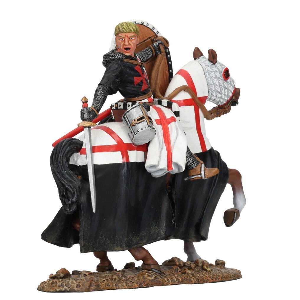 King & Country - Crusaders & Saracens - Saracens - 小雕像 - MK062 “Sir Arthur De Mountford” - 白合金 #1.0