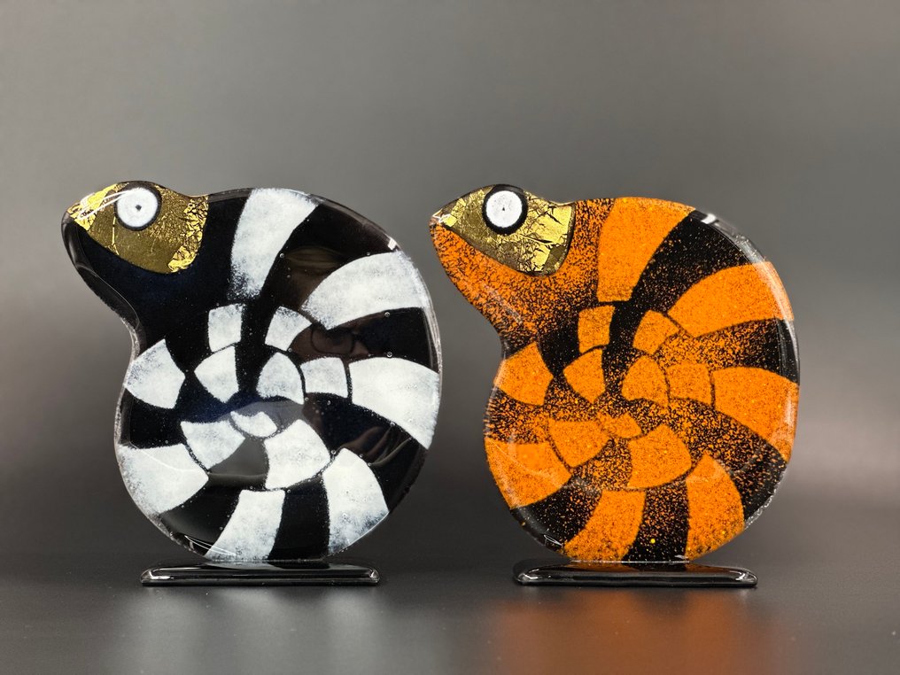 Studio Habrat - Figuriini - Cameleon (2) - fusing #1.0