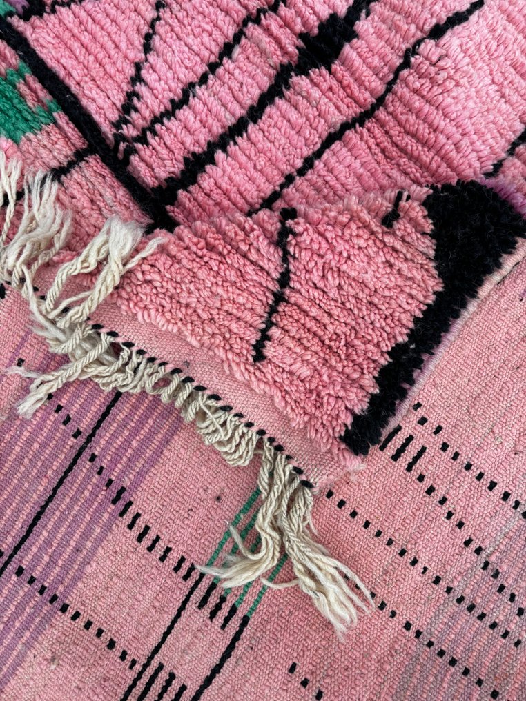 新摩洛哥布贾德地毯——中世纪现代风格——手工编织羊毛——21世纪 - 小地毯 - 270 cm - 160 cm #4.3