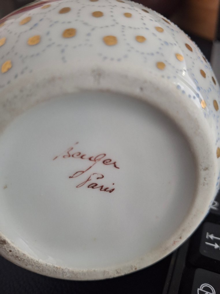 Brûle-parfum - Porcelaine - Lampe berger ancienne #1.0