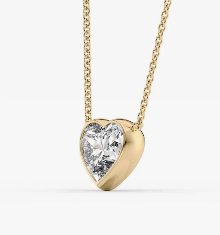 Κρεμαστό κόσμημα - 14 καράτια Κίτρινο χρυσό -  0.93ct. tw. Διαμάντι (Φυσικό) #3.2