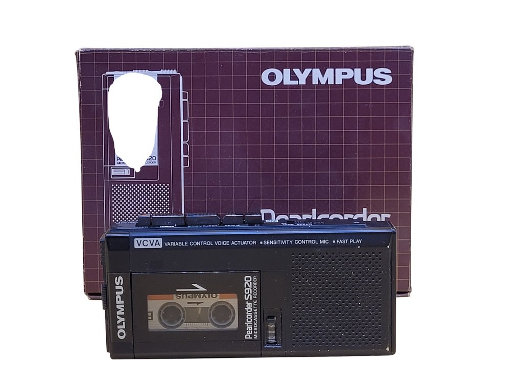 OLYMPUS Pearlcorder – Microcassette Recorder – Vintage – mit Originalverpackung - S920 卡式錄音機 #1.0
