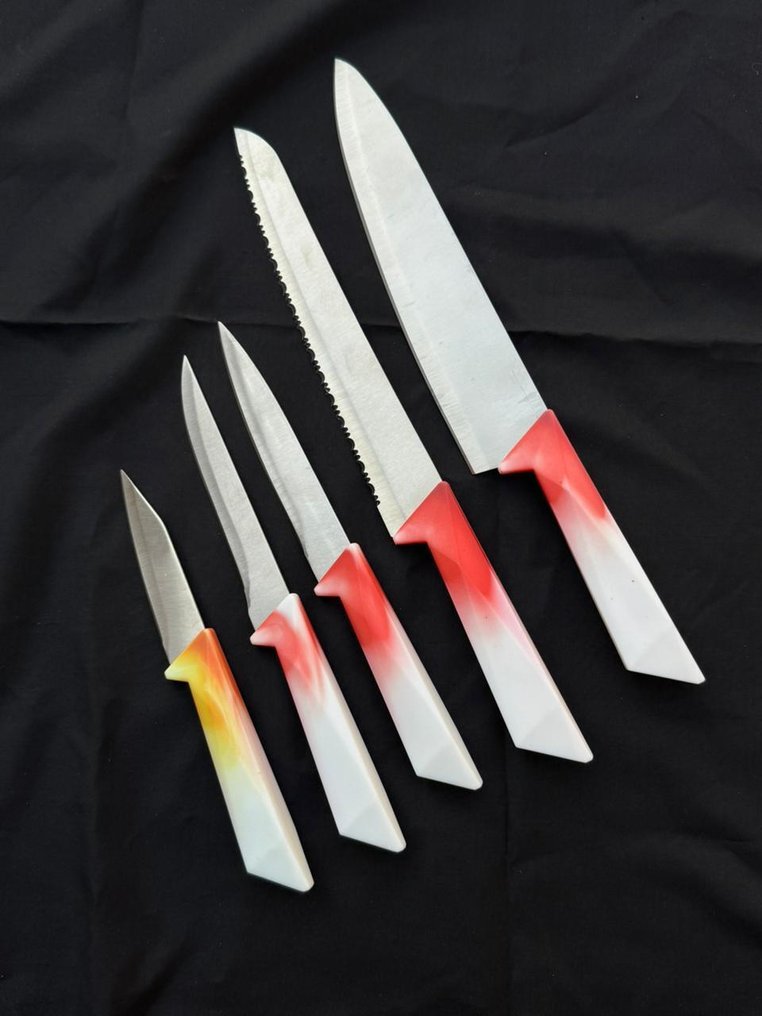 餐刀套装 (6) - 钢, 塑料 #3.2
