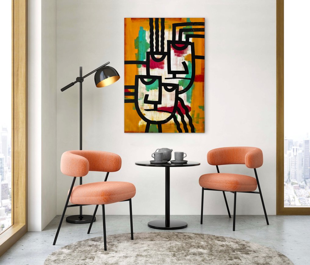 Bamèr - Two godfathers - (XL), (unique work) #1.0