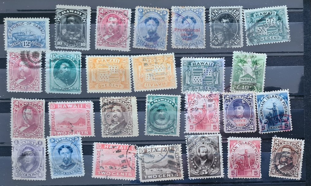夏威夷  - a890）少见提供的经典邮票在3张照片中 #2.1