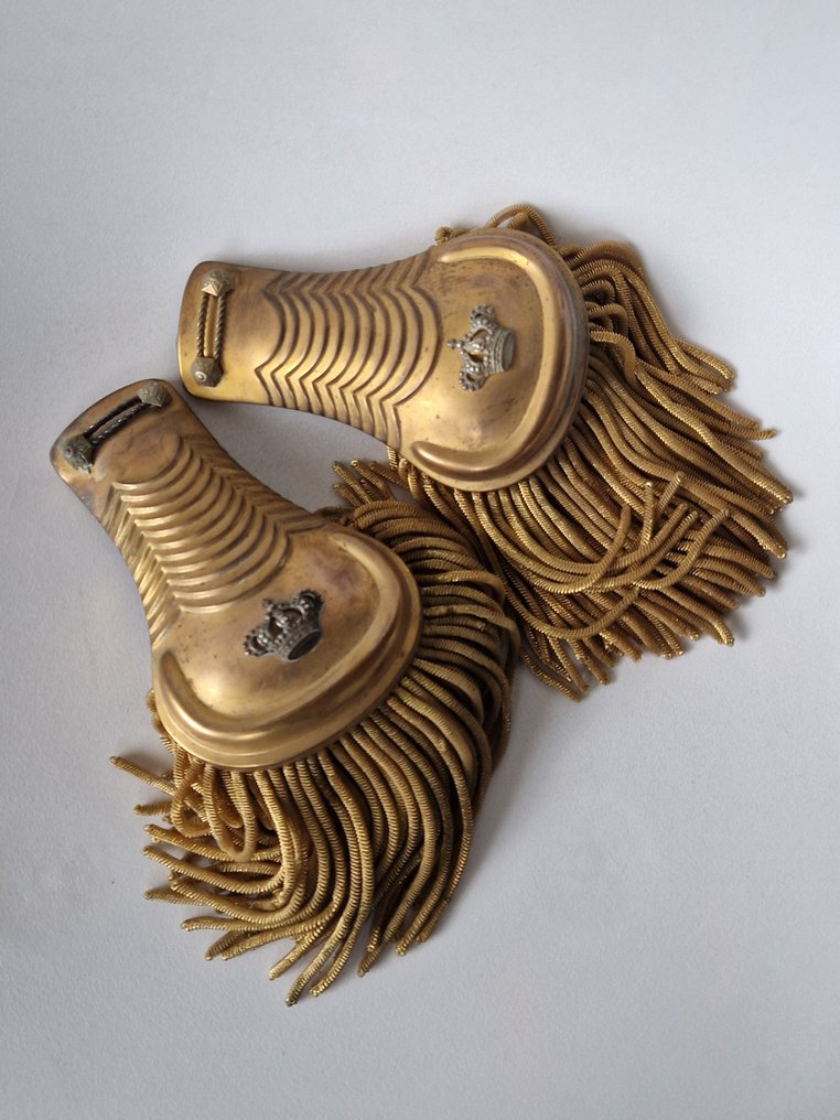 意大利 - Genio - 军装 - 皇家工程军专用肩章一对 #1.0