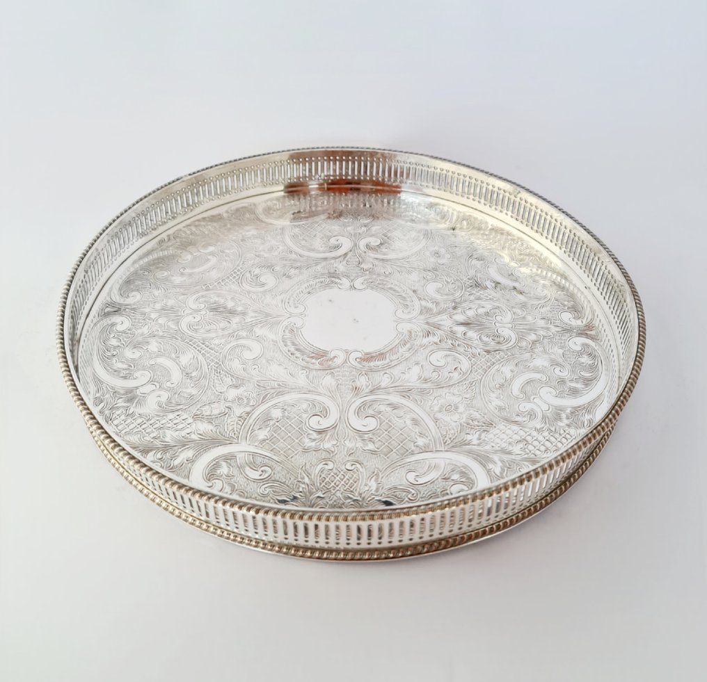 Zestaw śniadaniowy - Elegant Victorian Silver-Plated Breakfast Set - Posrebrzany #1.0