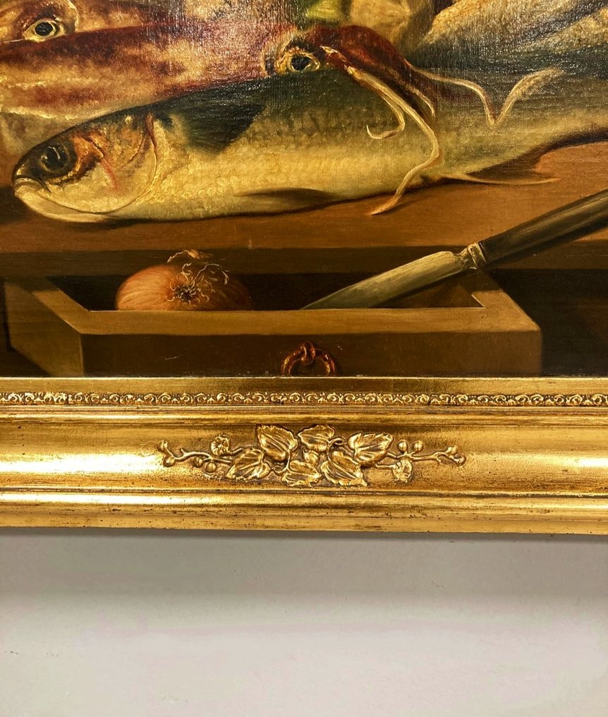 Francesco Malacrea (1812-1886) - Natura morta di pesce #3.2